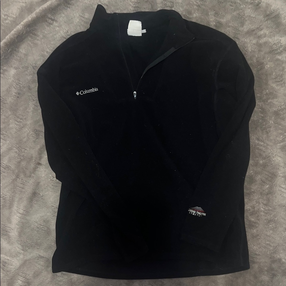Columbia Black Half-Zip Fleece